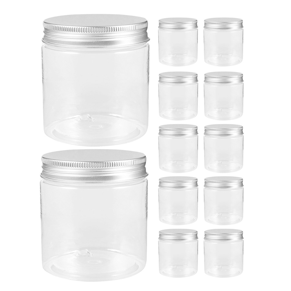20Pcs Transparent Pet Jars wit - đánh giá và giá Food Storage Aluminum