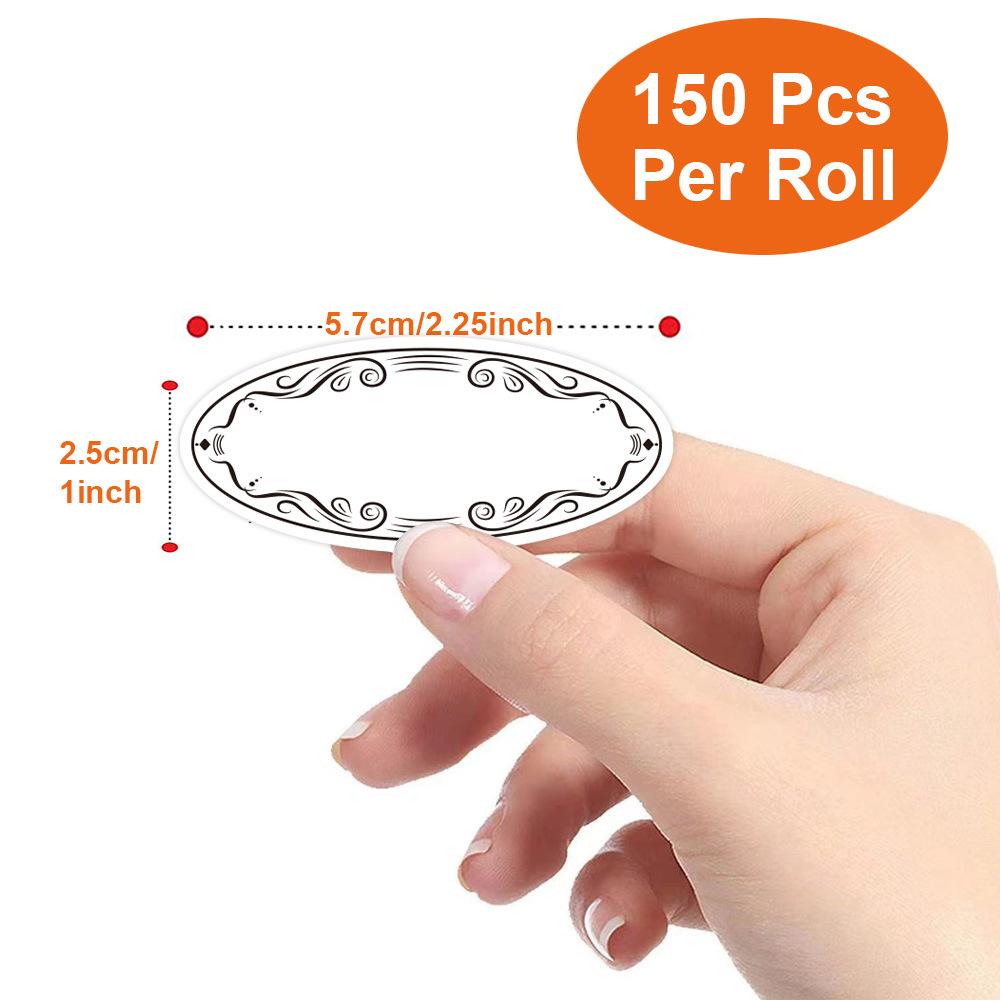 150Pcs Oval Canning Labels for - đánh giá và giá Food Storage Jar Labels