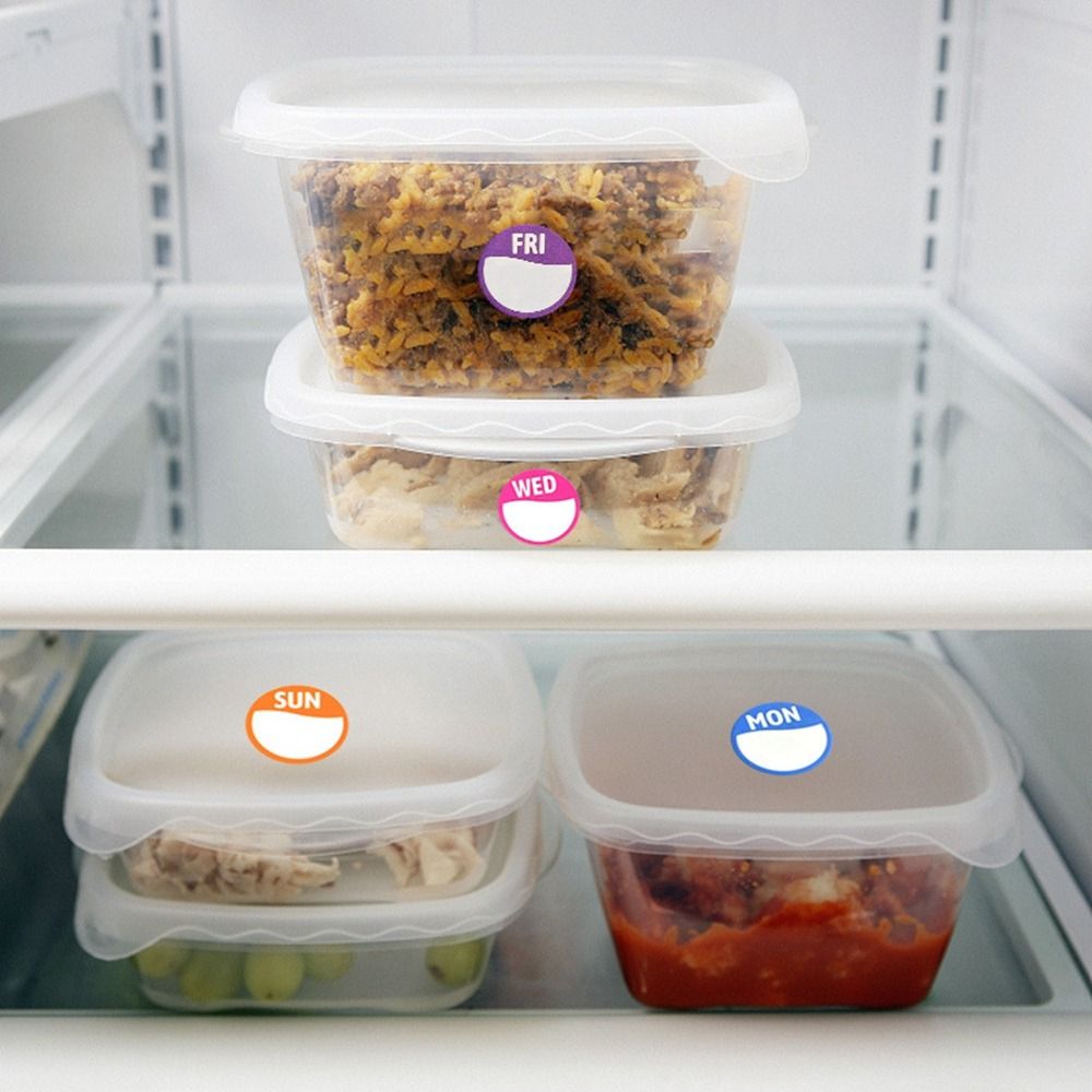 New Paper Week Stickers 500 Pc - đánh giá và giá Food Storage Labels
