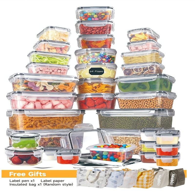 48PCS BPA-Free Food Storage Se - đánh giá và giá Food Storage Labels