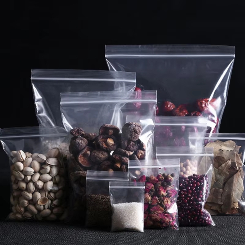 100pcs Transparent Zip Bags Fo - đánh giá và giá Food Storage Vacuum Seal Bags