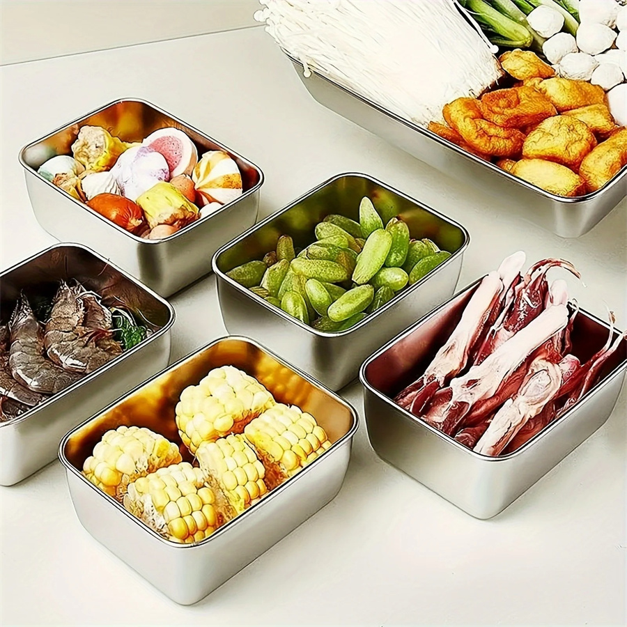 1/3/5pcs Stainless Steel Food  - đánh giá và giá Food Storage Eco Friendly