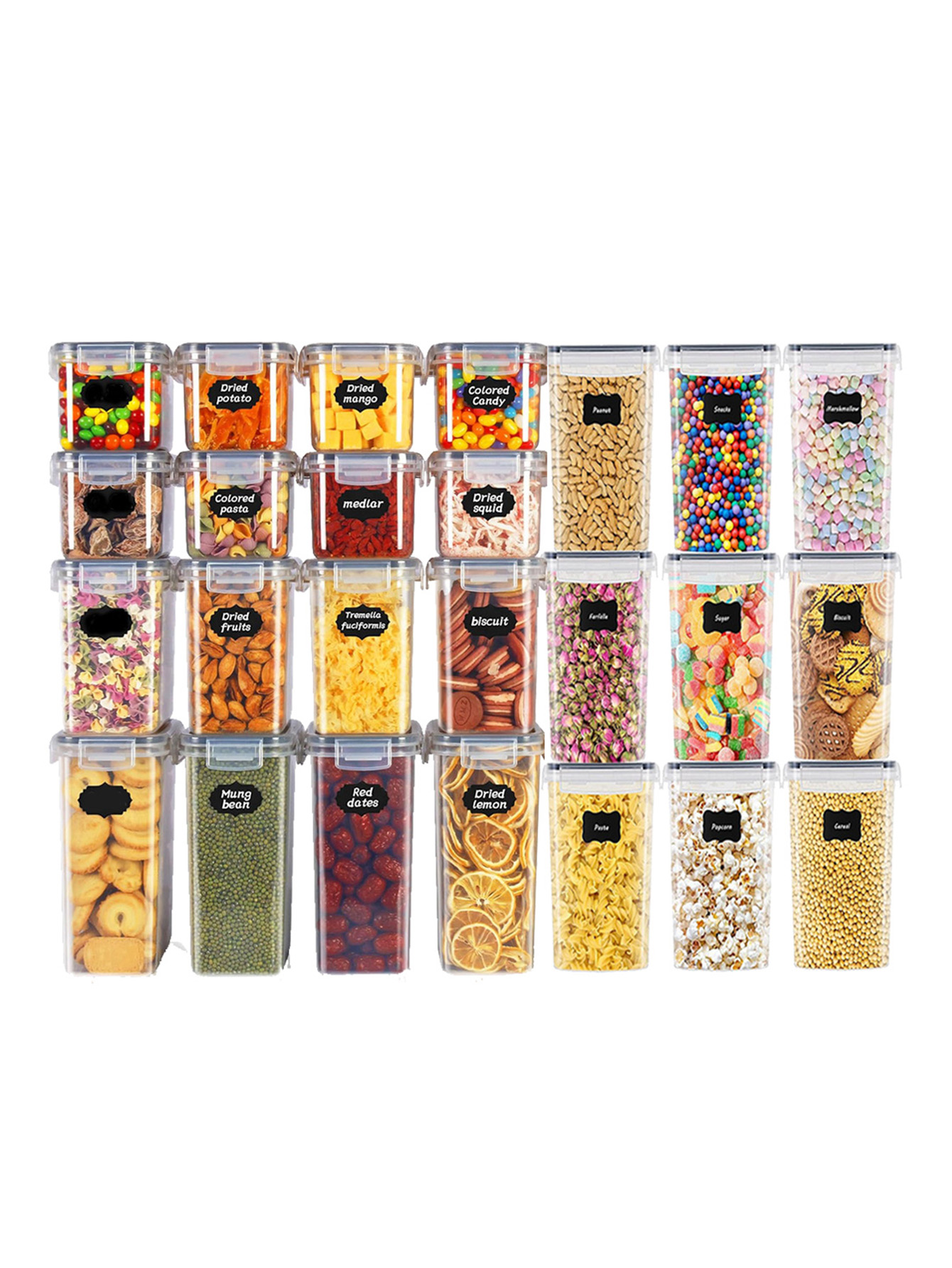 48pcs, Sealed Food Storage Con - đánh giá và giá Food Storage Labels