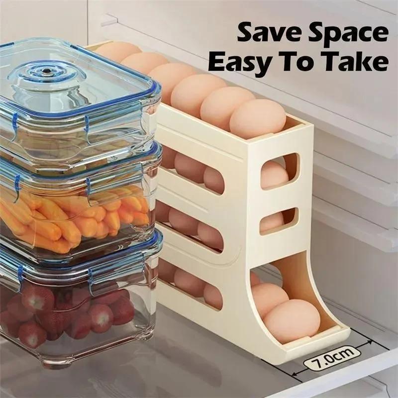 Refrigerator Eggs Storage Box  - đánh giá và giá Egg Storage Holder