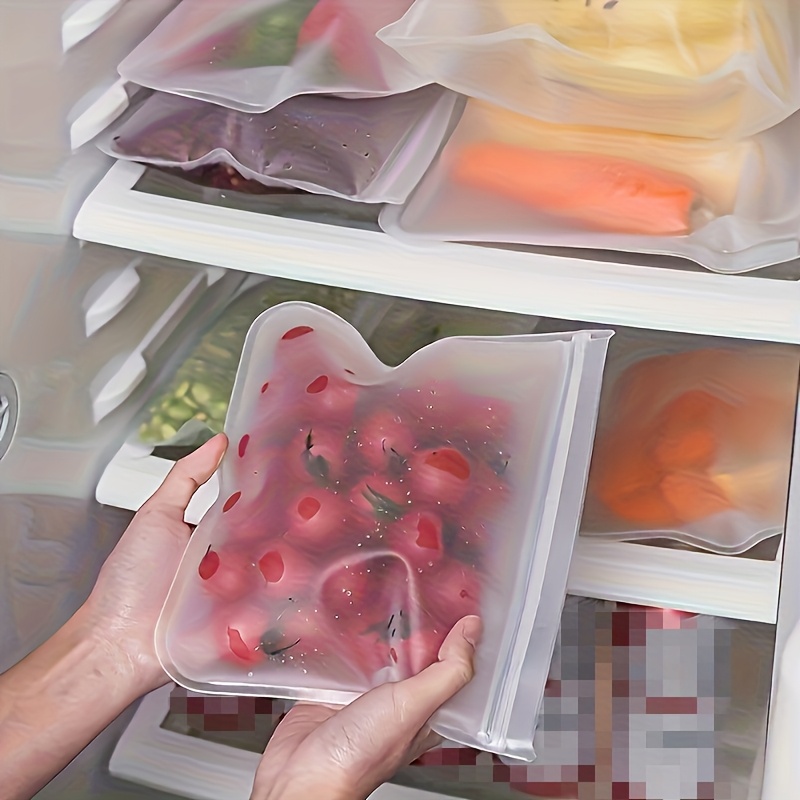 4PCS Silicone Food Storage Con - đánh giá và giá Food Storage Silicone Bags