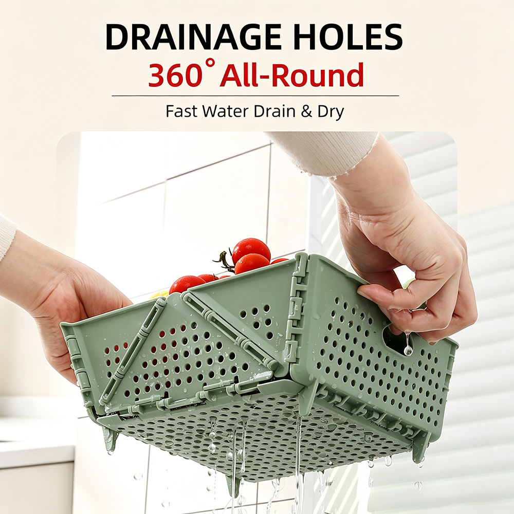 Foldable Fruit Vegetable Drain - đánh giá và giá Food Storage Safe